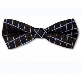 Self Tie Narrow Bow Brown Self Tie Slim