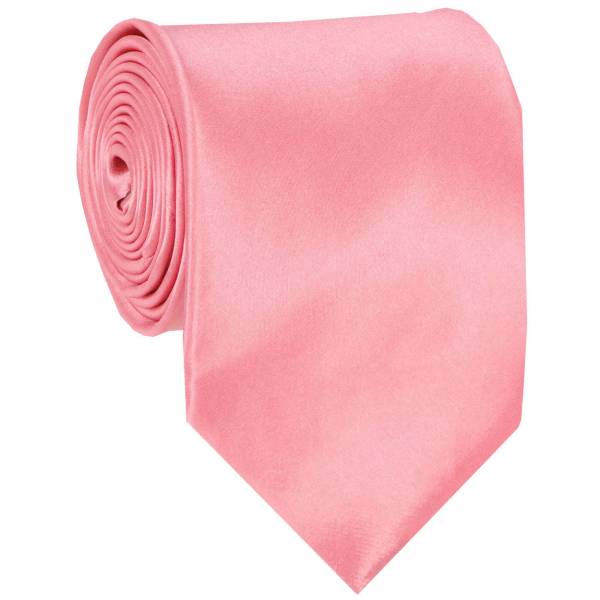 Pink Solid Tie Regular