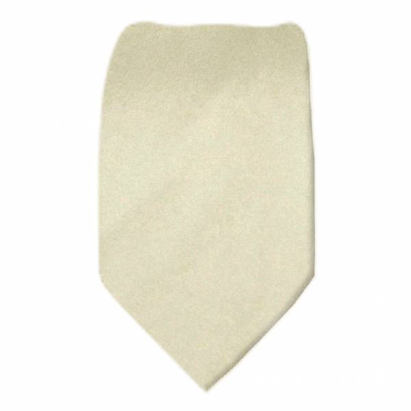 Solid Mens Tie Champagne Regular