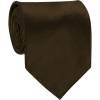 Cocoa Brown Solid Tie Regular