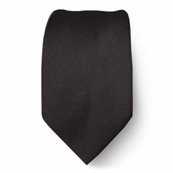 Black Boys Solid Tie Ties