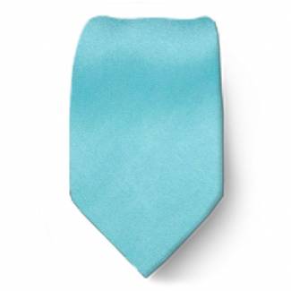 Turquoise Boys Solid Tie Ties