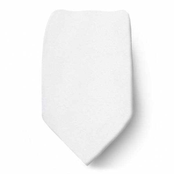 White Boys Solid Tie Ties