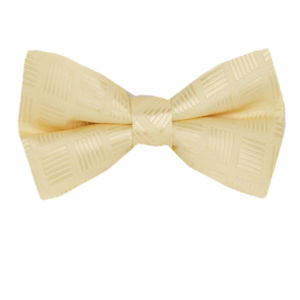 Cream Pre Tied Bow Tie Pre Tied