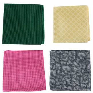 Silk Pocket Square Pack Assorted Packs