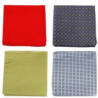 Silk Pocket Square Pack Assorted Packs