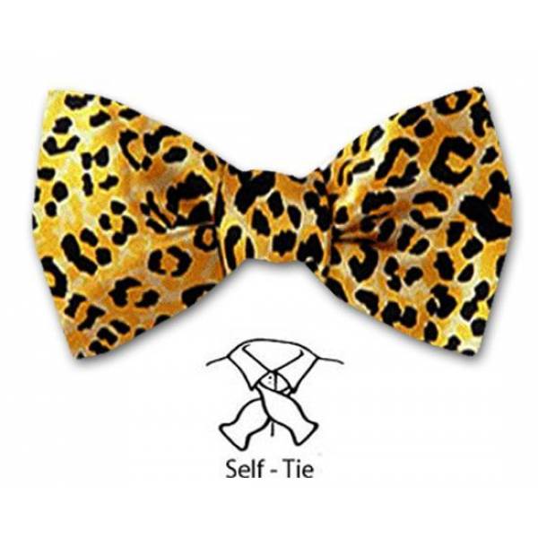 Cheetah Bow Tie