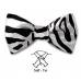 Zebra Print Bow Tie 