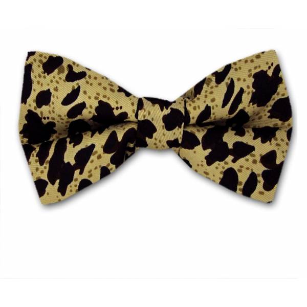 Leopard Print Bow Tie 