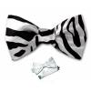 Zebra Print Bow Tie 