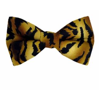 Tiger Print Bow Tie 
