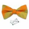 Pre Tied Striped Bow Tie 