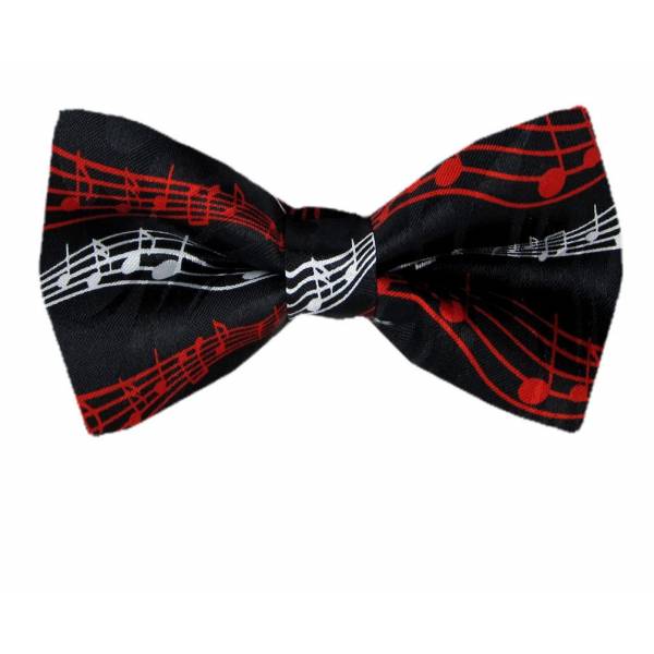 Musical Notes Pre Tied Bow Tie 