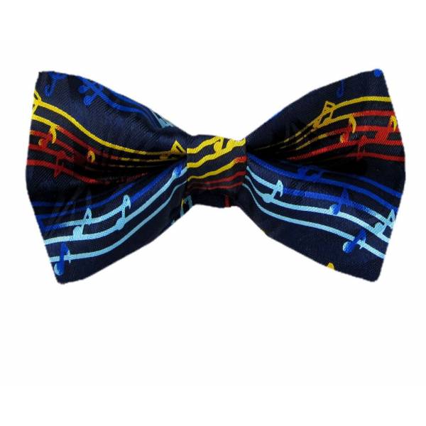 Musical Notes Pre Tied Bow Tie 