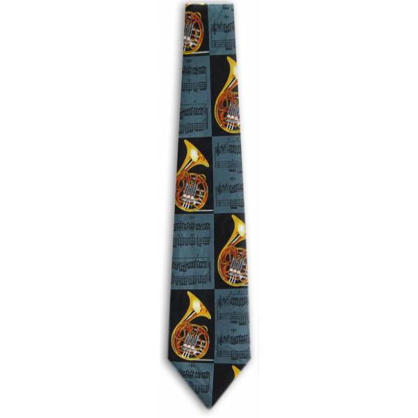 Wind Instrument Tie Music Ties