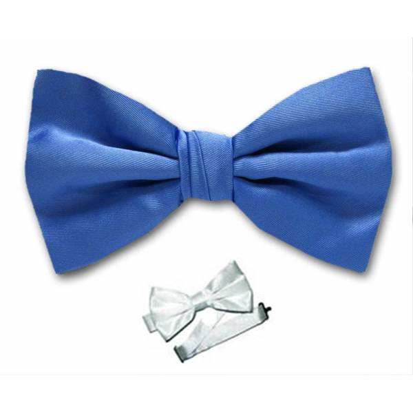 Blue Pre Tied Bow Tie 