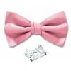 Pink Pre Tied Bow Tie 