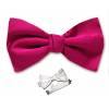 Fuchsia Pre Tied Bow Tie 