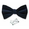 Navy Pre Tied Bow Tie 