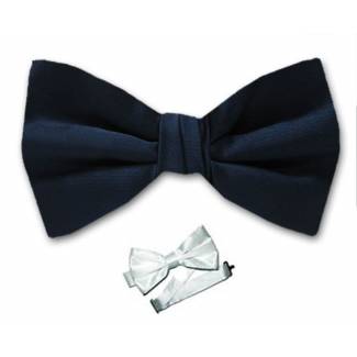 Navy Pre Tied Bow Tie 