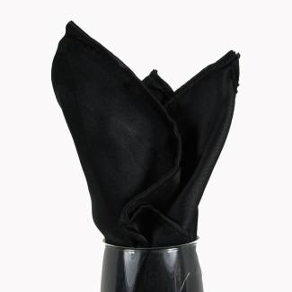 Black Pocket Square 