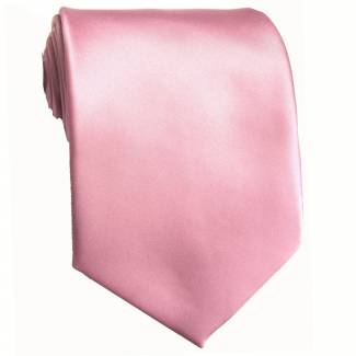 Pink Solid Tie Regular