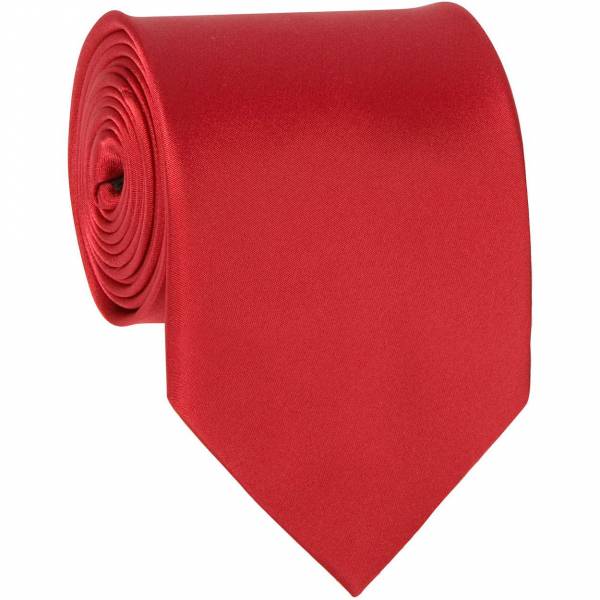 Red Solid Tie Regular