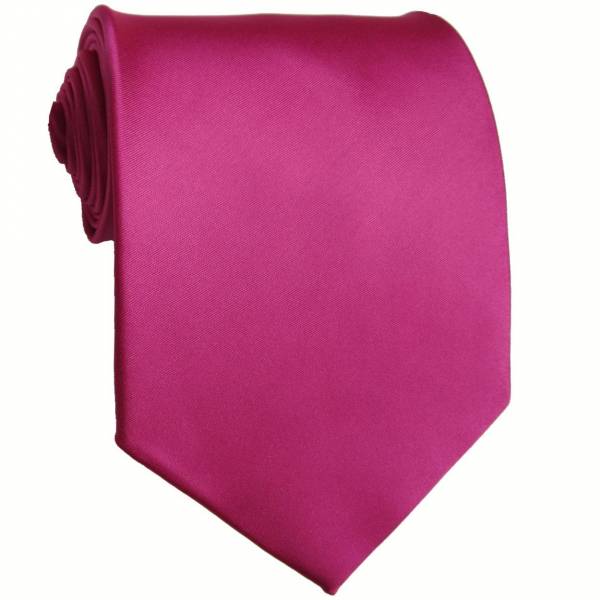 Fuchsia Solid Tie Regular