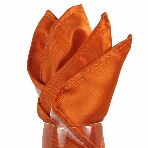 Orange Pocket Square 