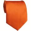 Orange Solid Tie Regular