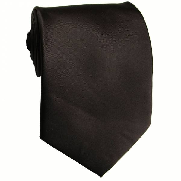 Chocolate Solid Tie Regular