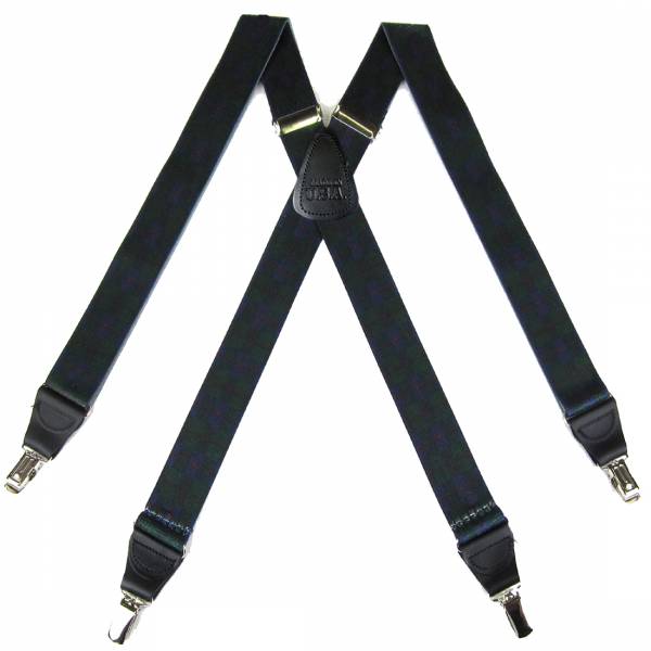Plaid Suspenders 1.50 inch Made in U.S.A 