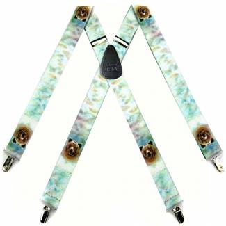 Cheetah Suspenders 1.50 inch Made in U.S.A 
