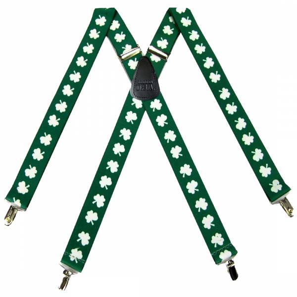 St. Pats Suspenders 1.50 inch Wide 