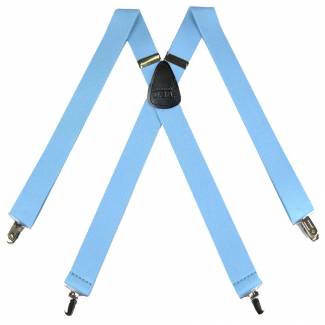 Solid Suspenders 1.50 inch Made in U.S.A 