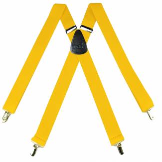 Solid Suspenders 1.50 inch Made in U.S.A 