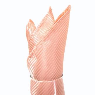 Peach Pocket Square 