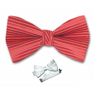 Red Pre Tied Bow Tie 