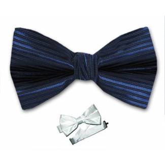 Navy Pre Tied Bow Tie 