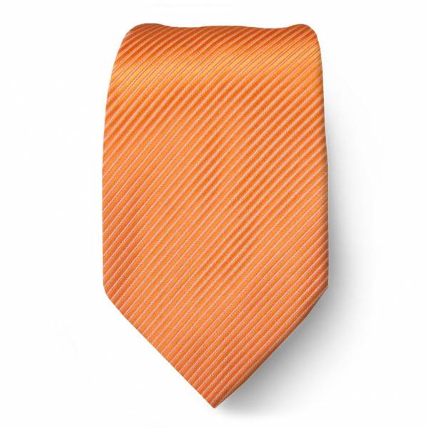 Orange Solid Tie Regular