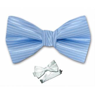 Blue Pre Tied Bow Tie 