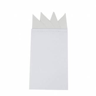 Black Pre Folded Pocket Square Fashion