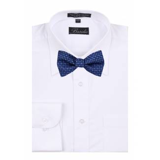 Shirt & Self Tie Bow Mens Shirt & Bow Tie