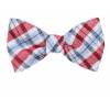 Self Tie Bow Tie Blue Self Tie