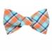 Self Tie Bow Tie Blue Self Tie