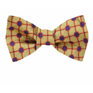 Self Tie Bow Tie Blue Self Tie