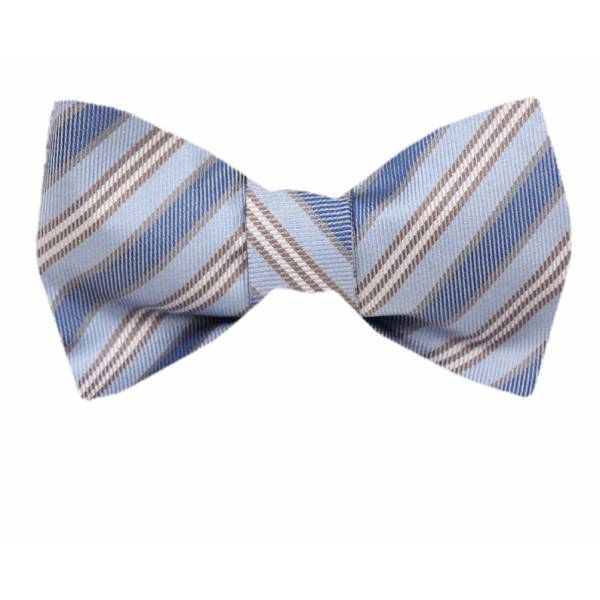 Self Tie Bow Tie Blue Self Tie