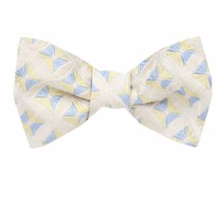 Self Tie Bow Tie Blue Self Tie