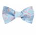 Self Tie Bow Tie Blue Self Tie