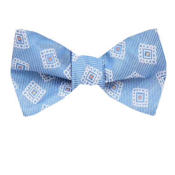 Self Tie Bow Tie Blue Self Tie